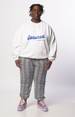 "Boldly Secured" Color Blocked Crew Neck